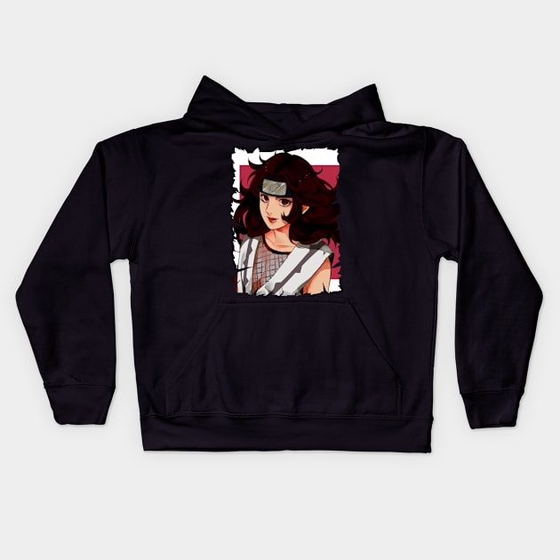 KURENAI MERCH VTG Kids Hoodie by Melesz.Ink Tattoo